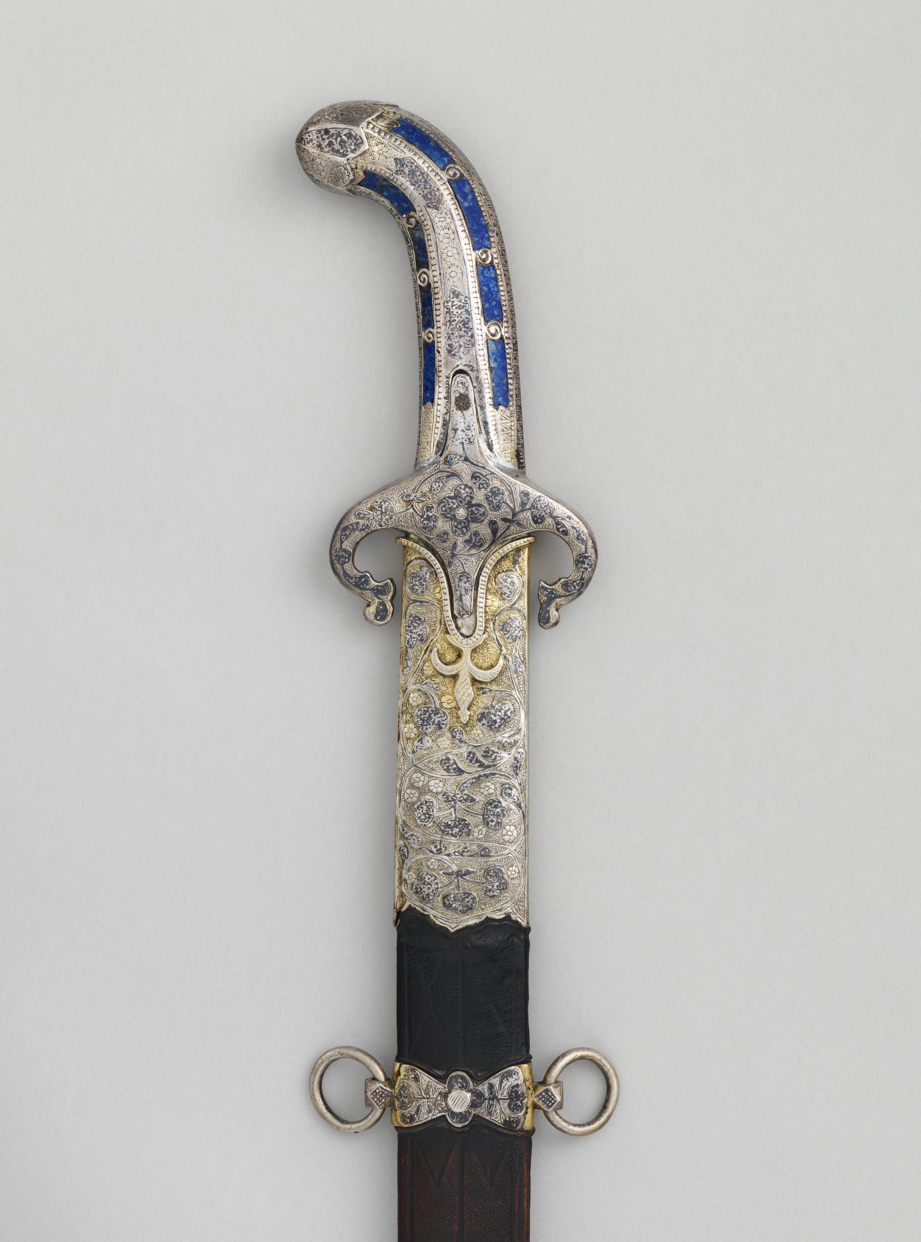 Sword With Scabbard Grip And Guard Turkish Ottoman Blade European