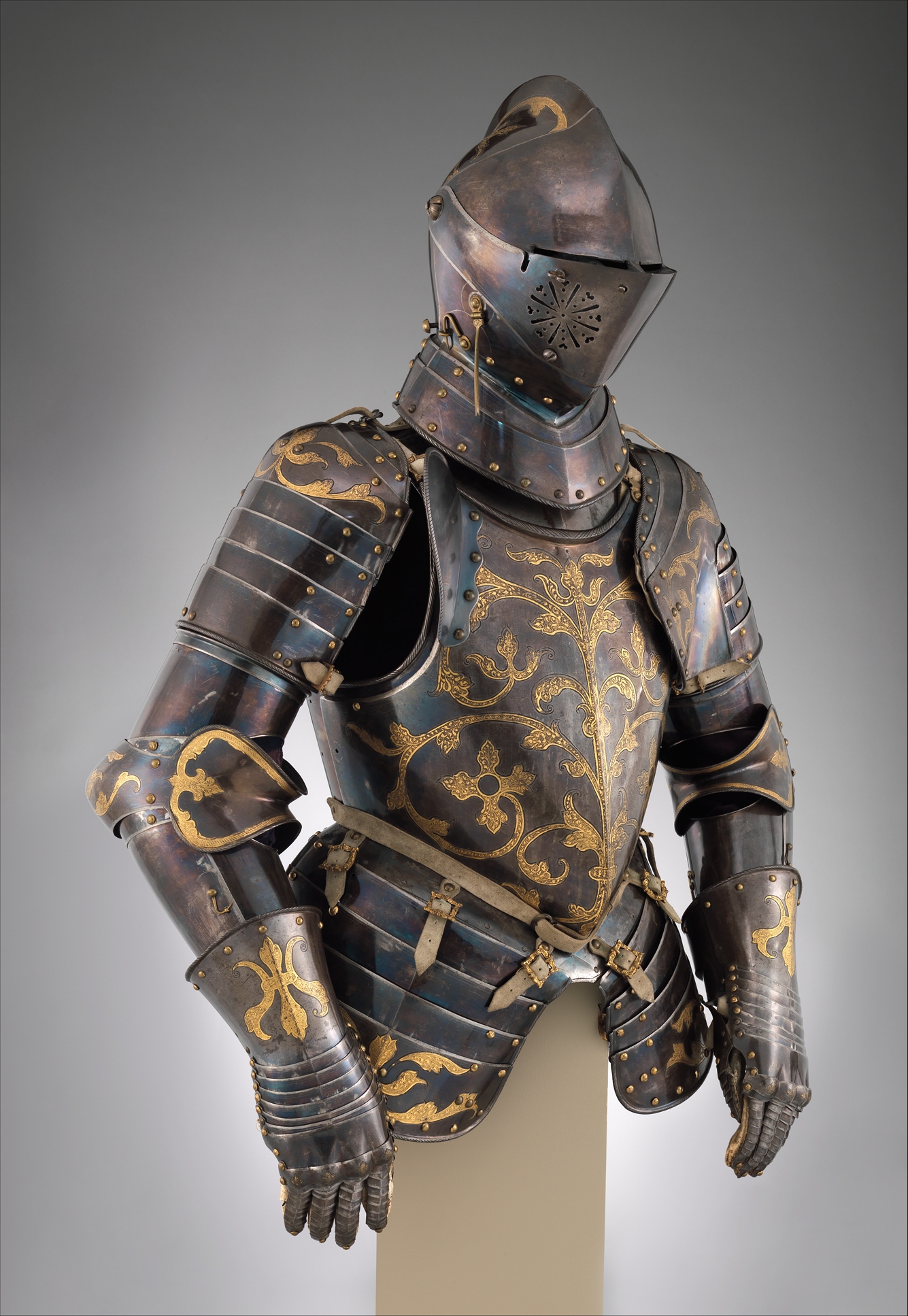 Anton Peffenhauser, Foot-Combat Armor of Prince-Elector Christian I of  Saxony (reigned 1586–91), German, Augsburg
