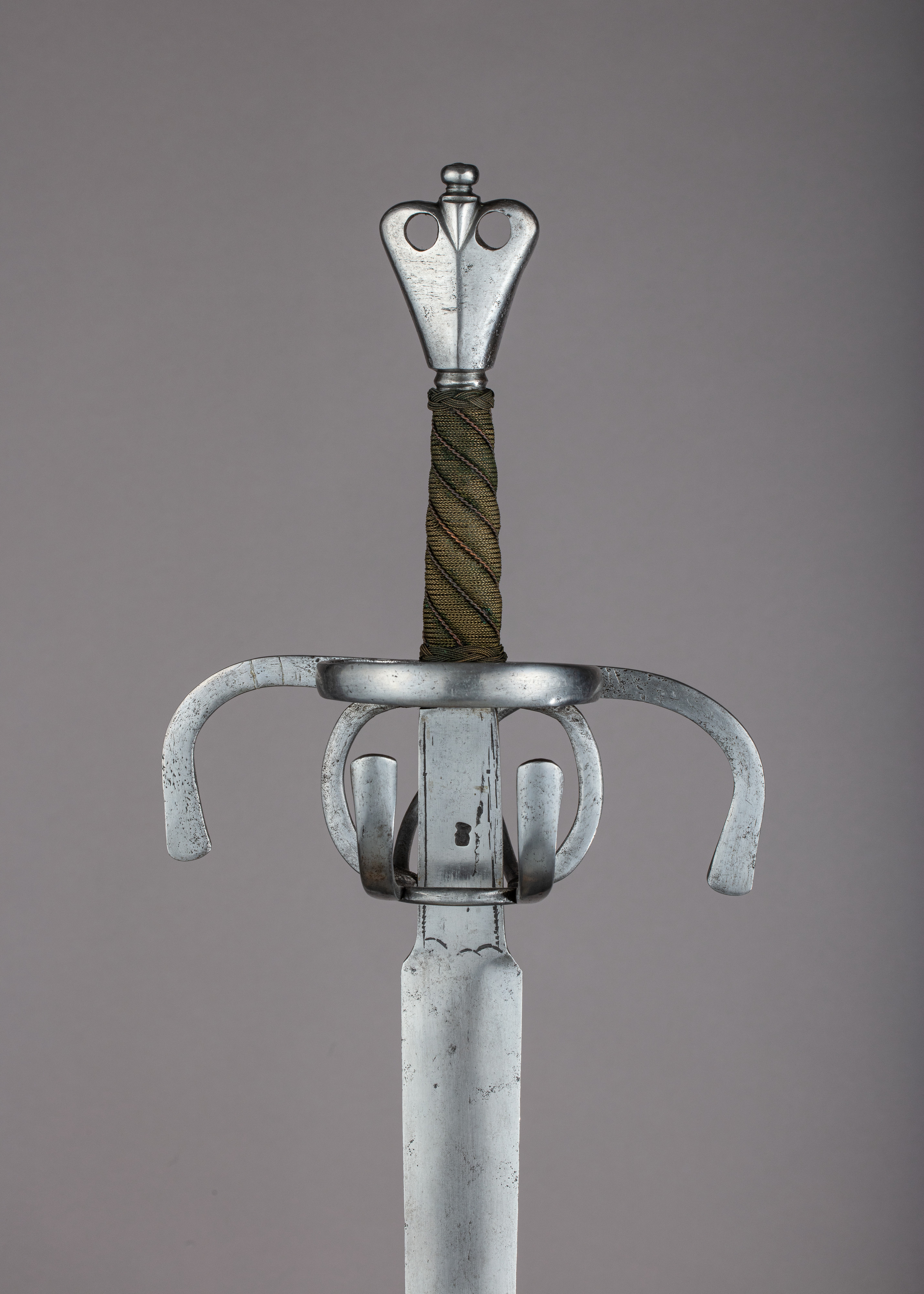 A pair of pierced steel scissors. 'Ricordo di Venezia' c1900-1920
