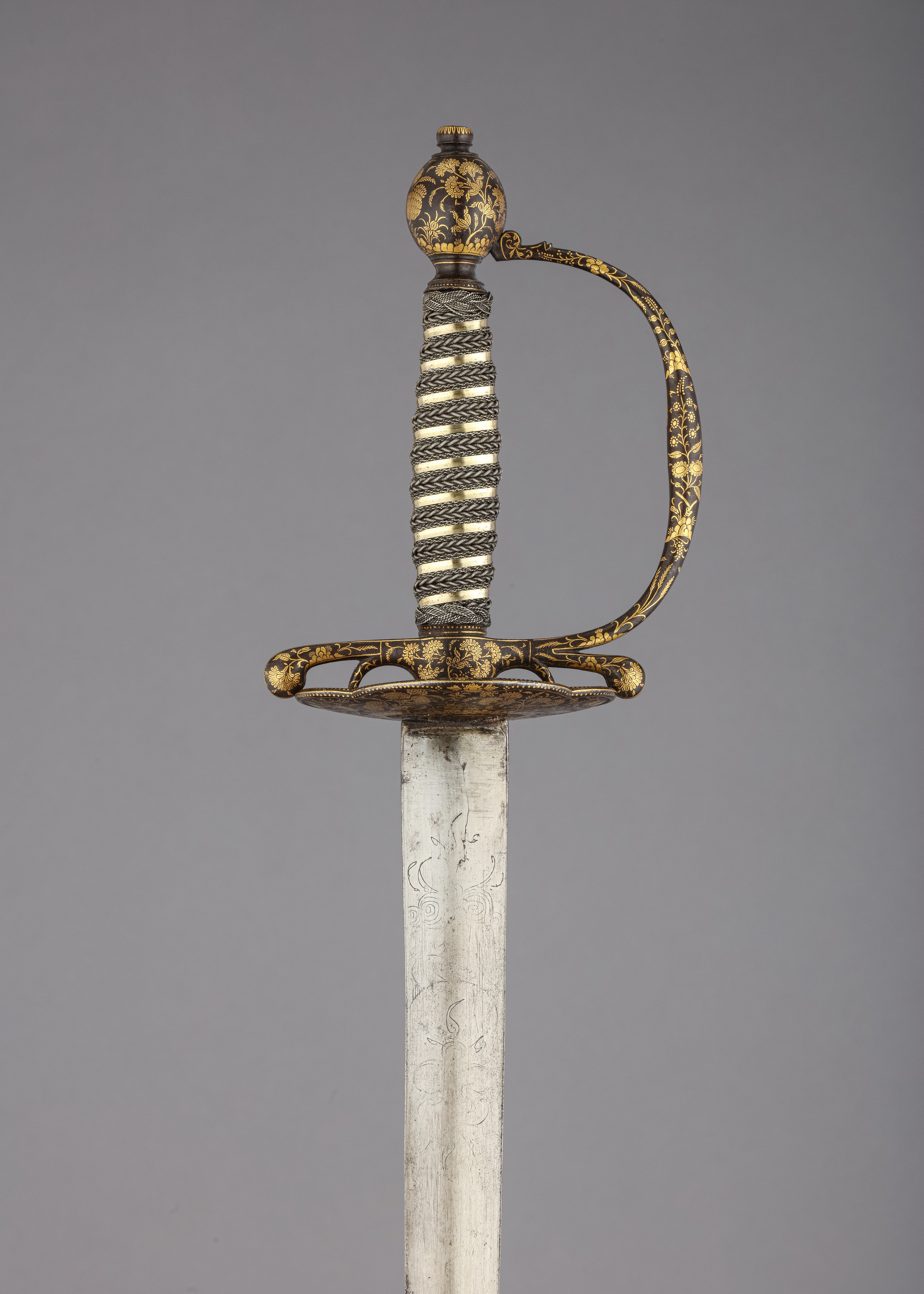 Smallsword | hilt, possibly India; blade, possibly European | The ...