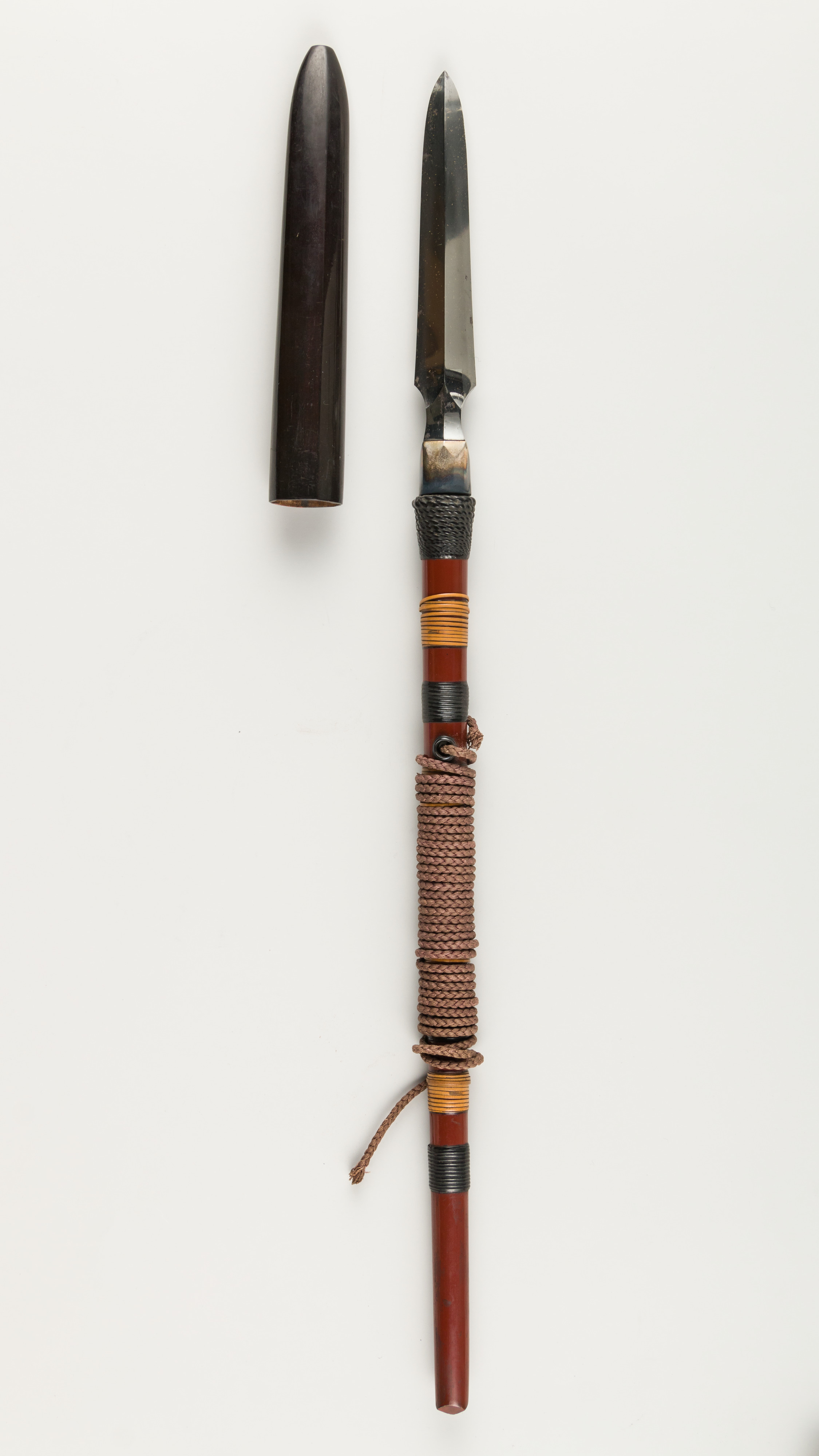 Hand Spear Nage Yari Or Javelin Te Yari With Sheath Japanese The Metropolitan Museum Of Art