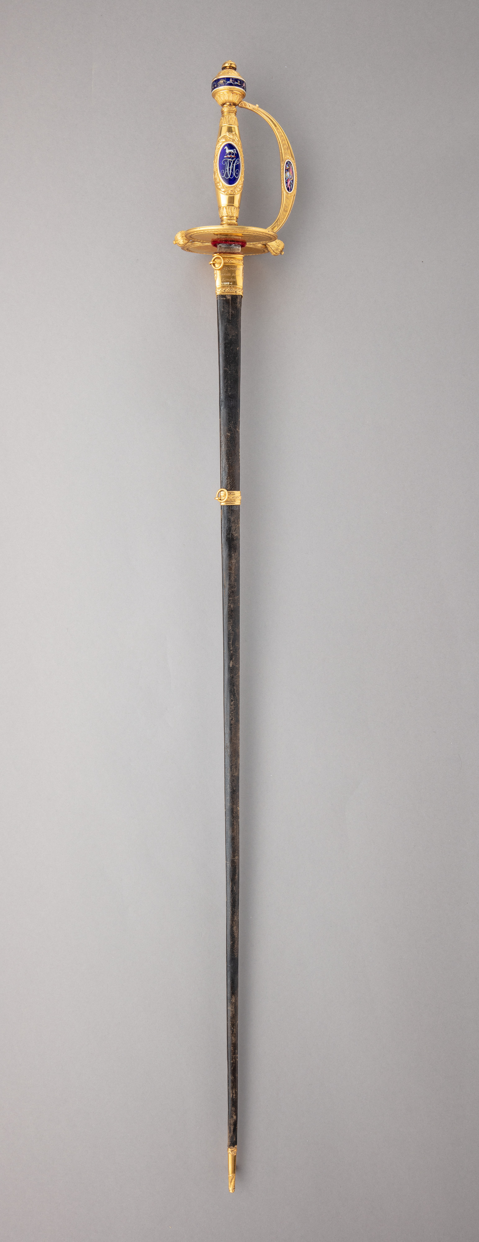 James Morisset - Smallsword and Scabbard Presented to Captain