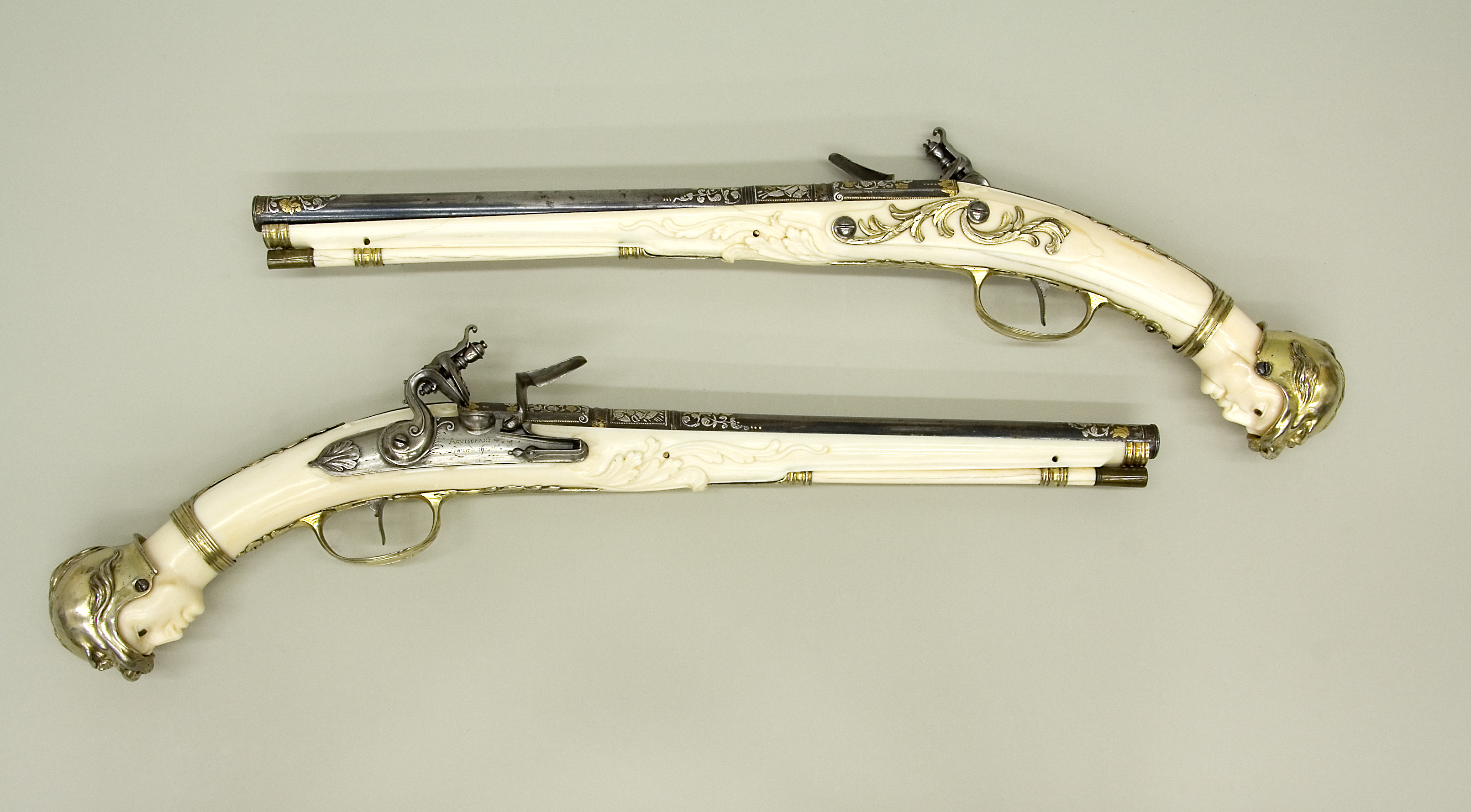 Leonardus Graeff, Pair of Flintlock Pistols