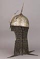 Helmet (Khula Khud), Steel, gold, brass, Persian, Qajar