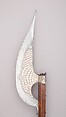 Axe (Berdiche), Steel, wood, silver, possibly Turkish