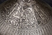 Helmet, Steel, iron, silver, copper alloy, Turkey, possibly Istanbul, in the style of Turkman armor