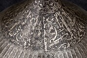 Helmet, Steel, iron, silver, copper alloy, Turkey, possibly Istanbul, in the style of Turkman armor