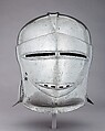 Close Helmet, Steel, leather, textile, German