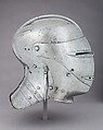 Close Helmet, Steel, leather, textile, German
