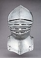Helm for Foot Combat, Steel, possibly British