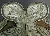 Parade Saddle, Bone, polychromy, wood, birch bark, German or Tyrolean