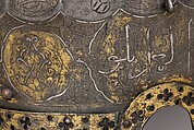 Turban Helmet, Steel, iron, gold, silver, copper alloy, Turkish, possibly Istanbul, in the style of Turkman armor