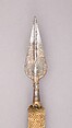 Spontoon, Steel, wood (beech), textile, gold, brass, iron, Italian, Savoy