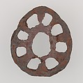 Sword Guard (Tsuba), Iron, Japanese