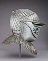 Close Hemet for a Cuirassier, Steel, copper alloy, probably Flemish
