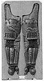 Pair of Sleeves (Kotē), Iron, chainmail, silk, Japanese