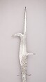 Guisarme, Steel, wood, textile, metallic thread, Italian