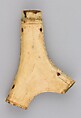 Powder Flask of Jacques de Silly (1513–1571), Antler, French