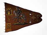 Banner with Shaft, Textile, polychromy, French