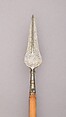 Banner with Shaft, Wood, steel, silk, gold, French
