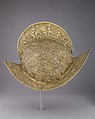 Morion, Copper alloy, leather, probably German, Brunswick
