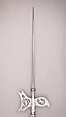 Halberd, Steel, wood (beech), probably German