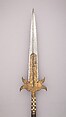 Partisan, Steel, wood, mother-of-pearl, gold, Italian