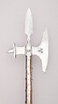 Pollaxe, Steel, wood (oak), French, Burgundy