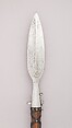 Boar Spear, Steel, wood, leather, German