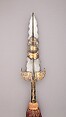 Partisan, Steel, wood, textile, gold, French