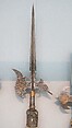 Halberd of Christian I (reigned 1586–91) or Christian II of Saxony (reigned 1601–11), Steel, gold, wood, German