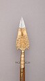 Lance, Steel, wood, gold, possibly French
