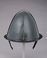 Cabasset, Steel, leather, possibly British