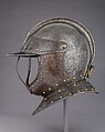 Closed Burgonet, Steel, gold, brass, Dutch