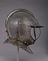 Closed Burgonet, Steel, gold, brass, Dutch