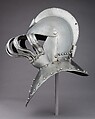 Burgonet, Steel, leather, German