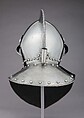 Burgonet, Steel, leather, German