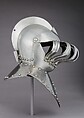 Burgonet, Steel, leather, German