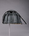 Spider Helmet, Steel, pigment, textile, British or French