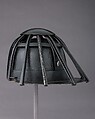 Spider Helmet, Steel, pigment, textile, British or French