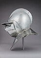 Closed Burgonet with Falling Buffe, Steel, brass, British, Greenwich