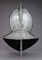 Closed Burgonet with Falling Buffe, Steel, brass, British, Greenwich