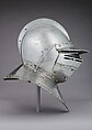 Closed Burgonet with Falling Buffe, Steel, brass, British, Greenwich