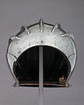 Burgonet, Steel, leather, German
