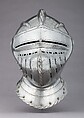 Armet, Steel, leather, brass, German