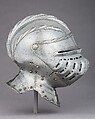 Armet, Steel, leather, brass, German