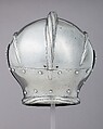 Triple-Crested Maximilian Armet, Steel, German