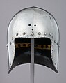 Sallet, Steel, leather, Italian