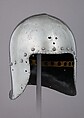 Sallet, Steel, leather, Italian