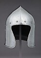 Barbute, Steel, leather, Italian